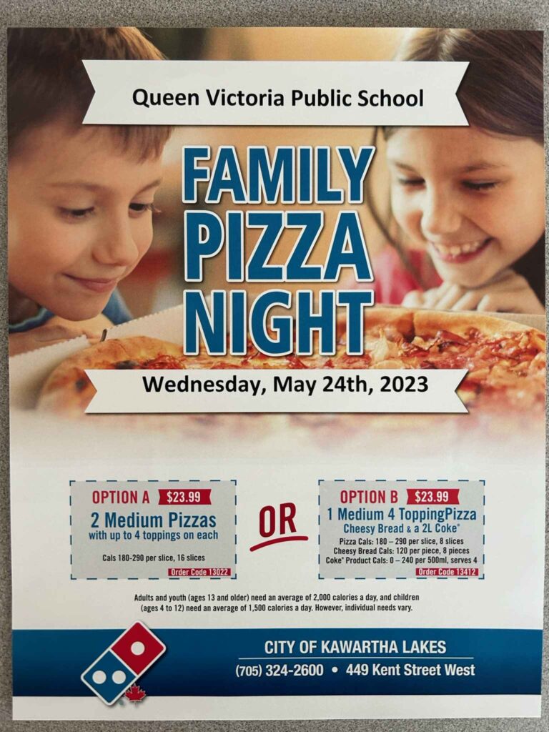 Domino's Family Pizza Night Flyer