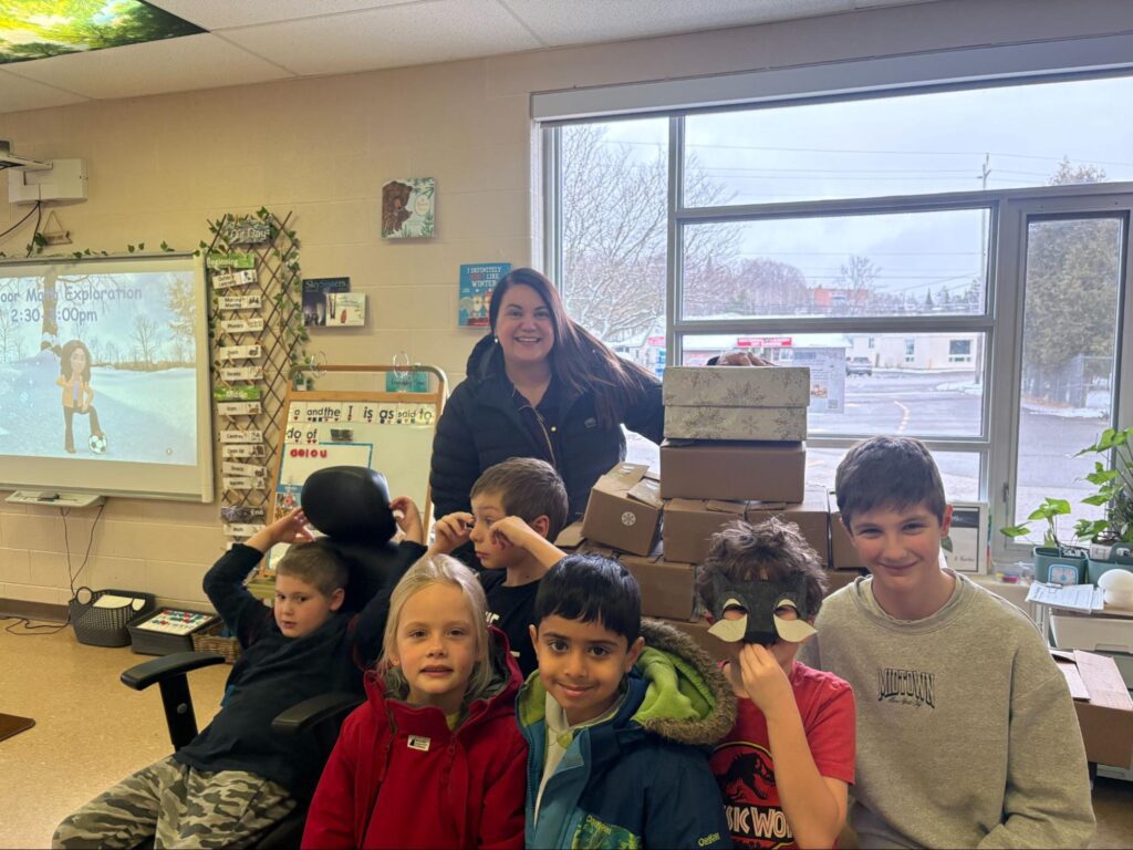 Monck Public School holds Holiday Season Shoebox Drive