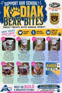 Candy Flyer with varied pictures of different types of candy for sale